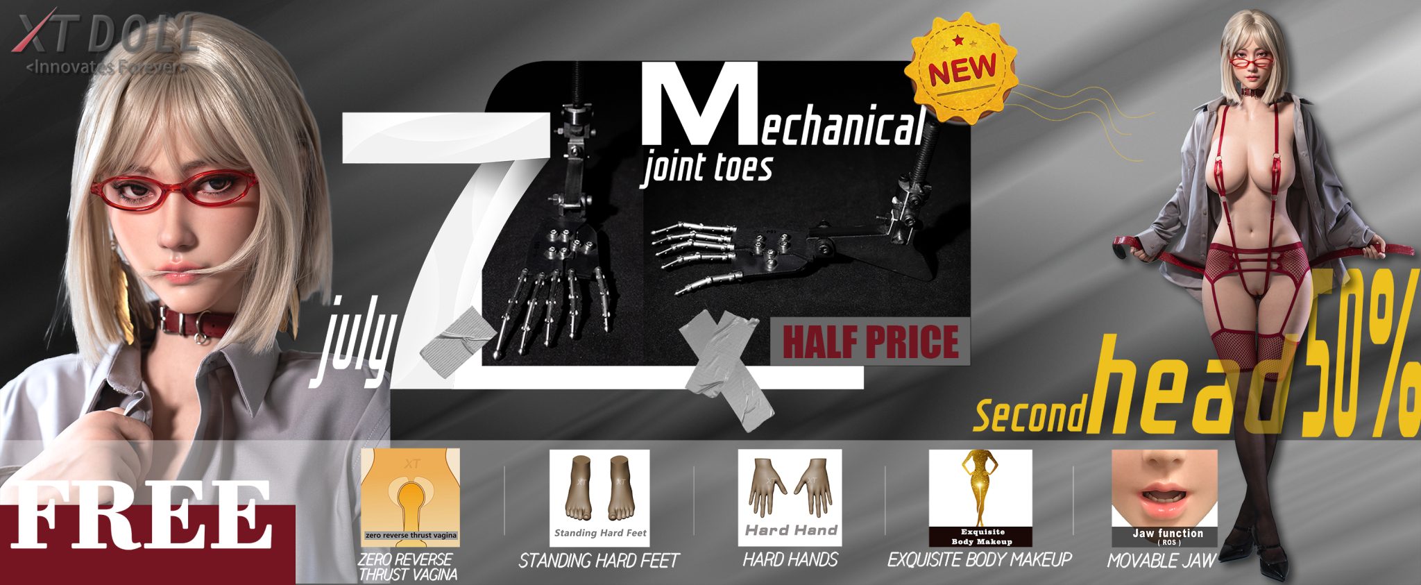 XTDOLL July promotion banner